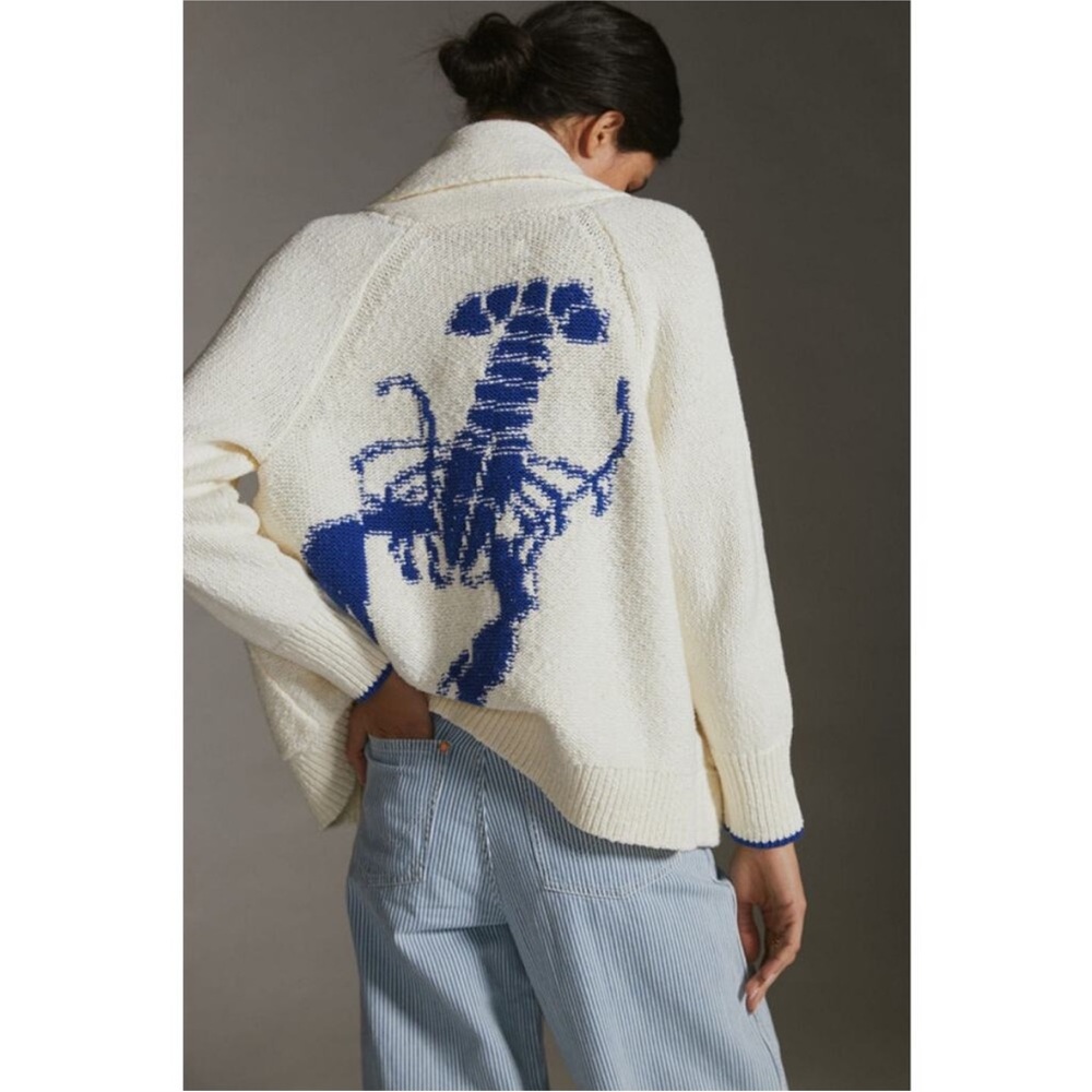 Maeve Anthropologie Lobster Sweater